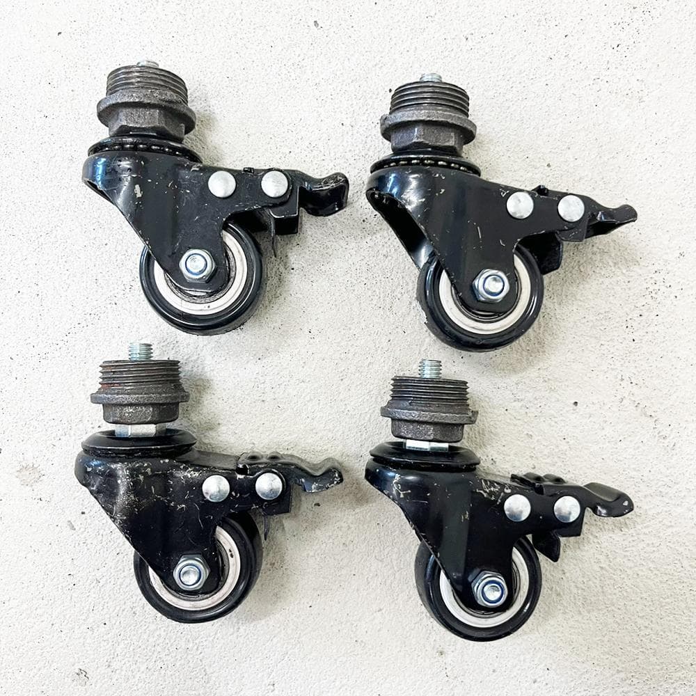 イ*ド様 ハンガーラック 業務用 2段 什器 錆び防止 ガス管 パイプハンガー