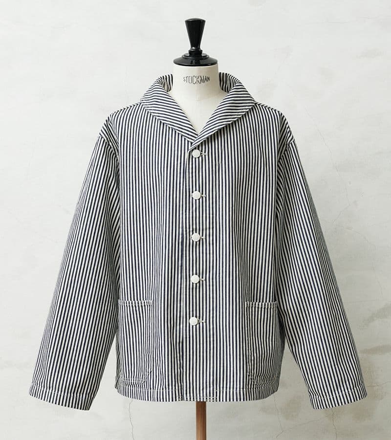 WAIPER.inc 米軍 U.S.NAVY ヒッコリー ジャケット Lサイズ