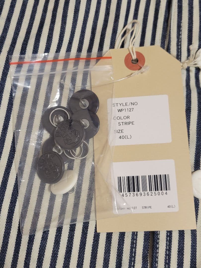 WAIPER.inc 米軍 U.S.NAVY ヒッコリー ジャケット Lサイズ