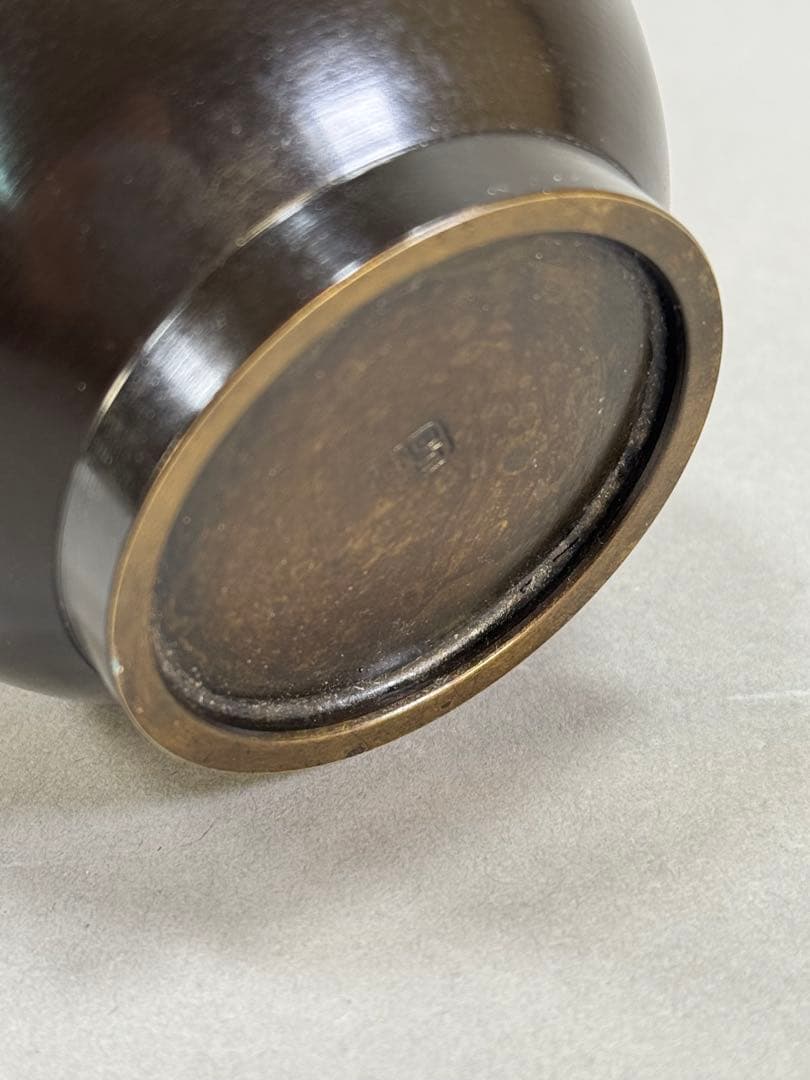 いけばな　池坊　唐銅花器　生花　在銘あり　古流　草月流　小原流　花瓶　華道具