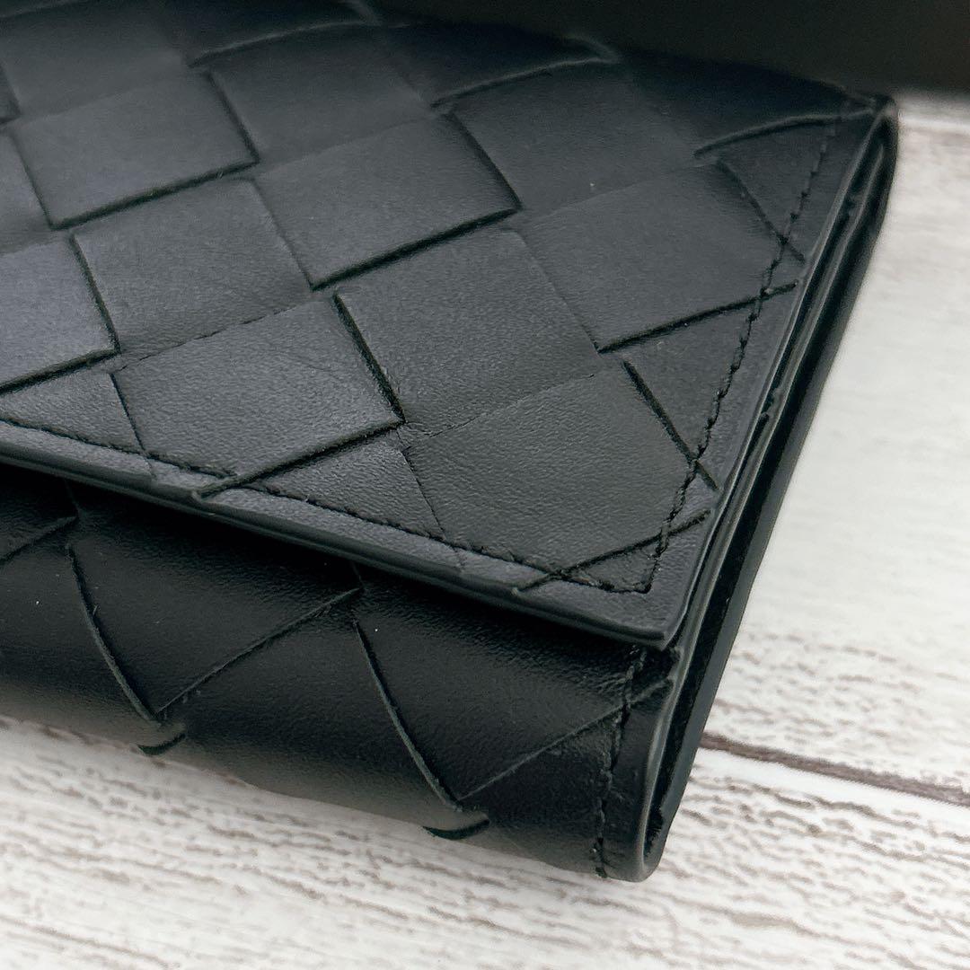 極美品【ボッテガヴェネタ】 キーケース メンズ イントレチャート ブラック