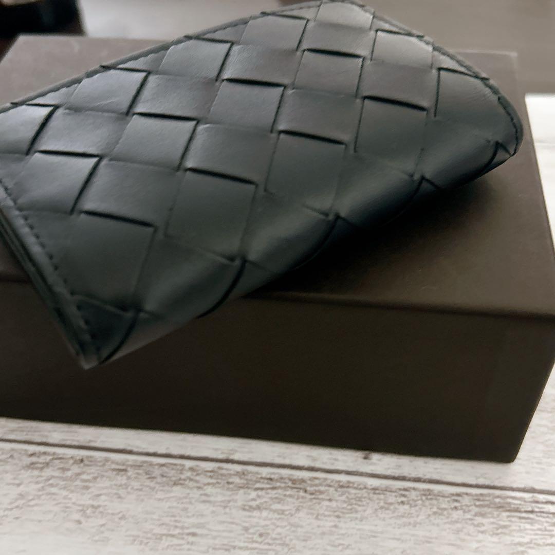 極美品【ボッテガヴェネタ】 キーケース メンズ イントレチャート ブラック