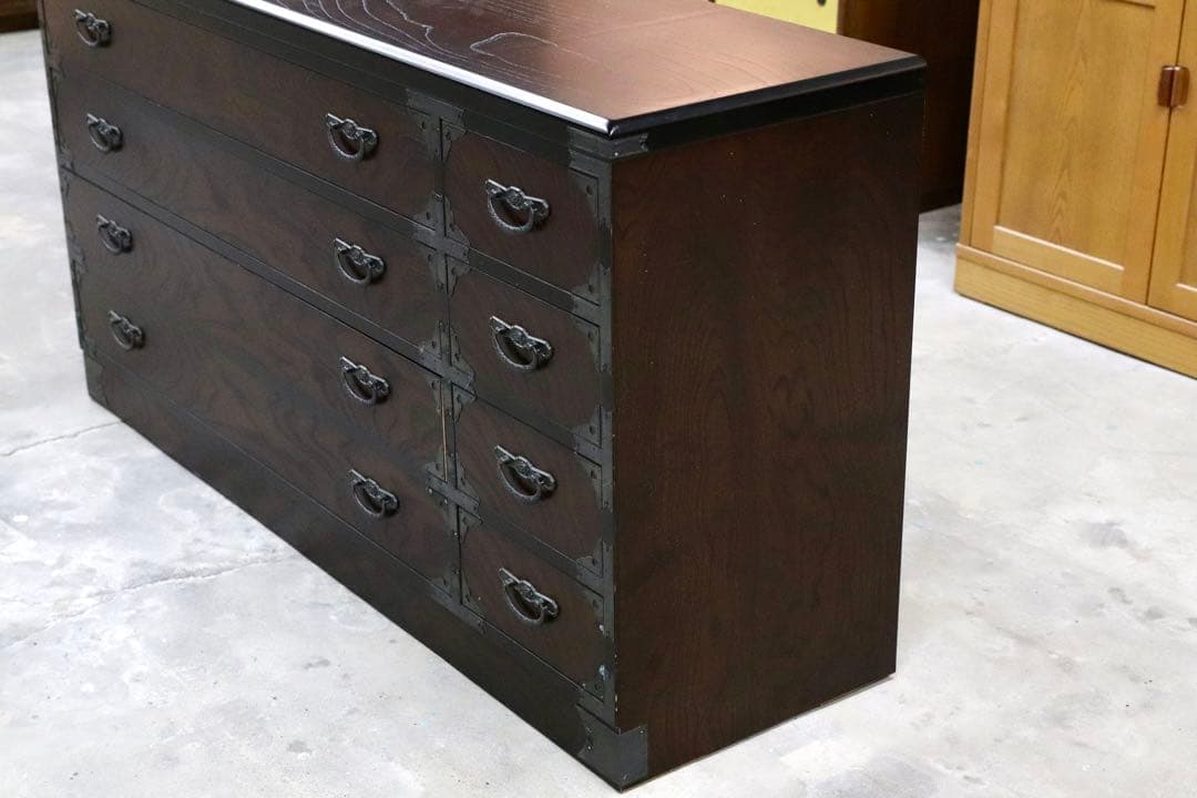 GMIS130○民芸家具 サイドボード リビングボード 整理箪笥 チェスト 民藝