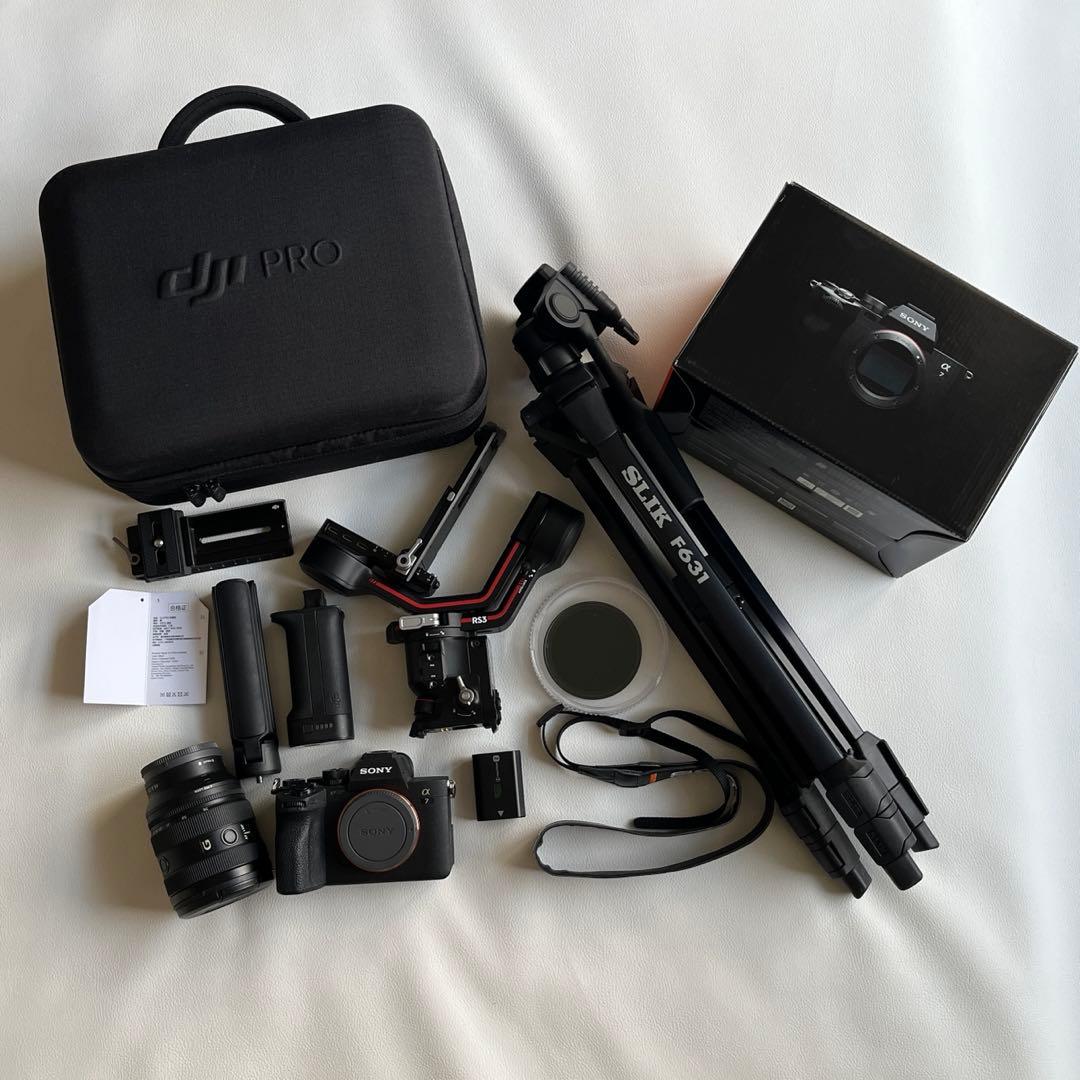 SONY α7Ⅳ /DJI RS3コンボ/ 三脚などまとめ売りセット