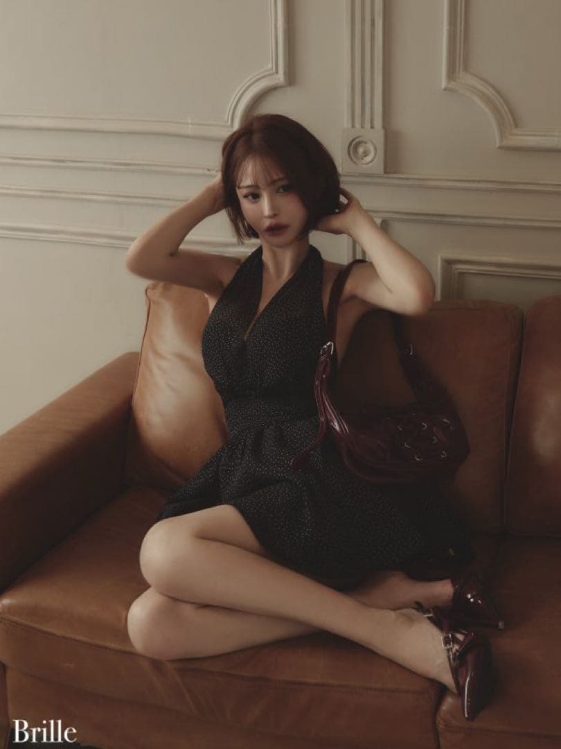 3791 ブリエ　ディア　ローブドフルールグロッシー　Sugar キャバドレス