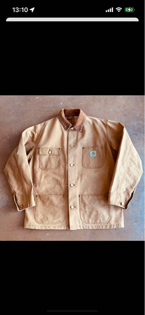 カーハート　チョアコート　裏地無し