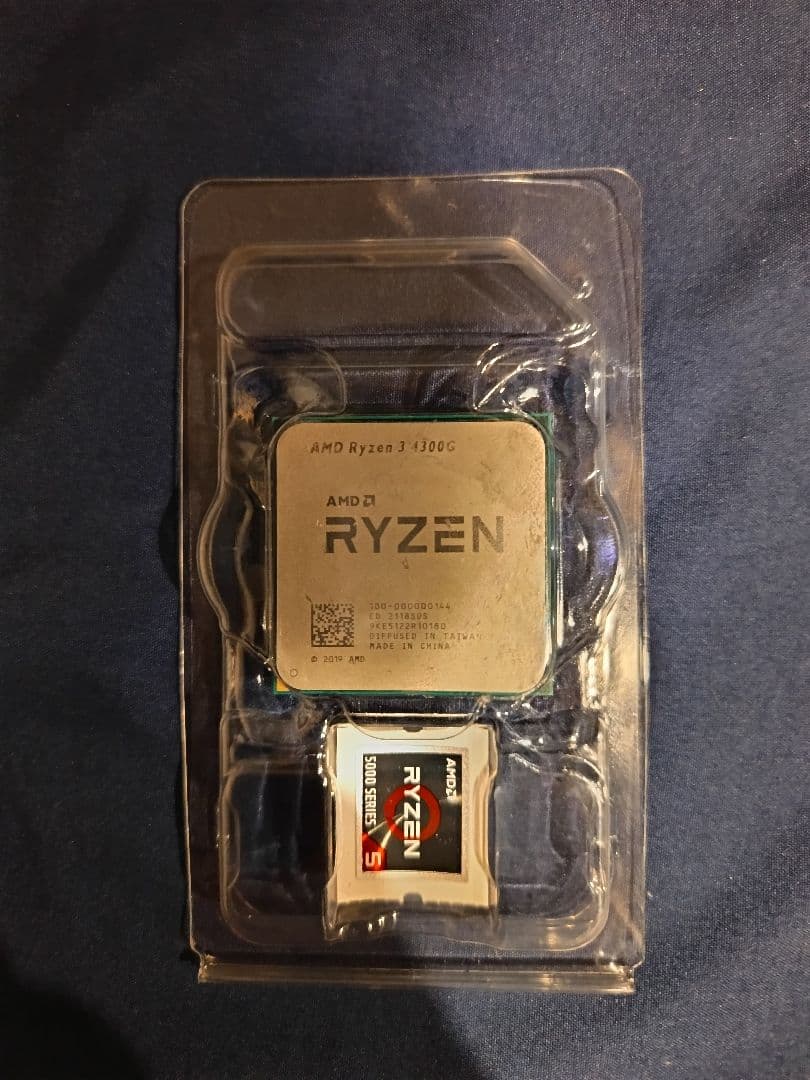 AMD Ryzen 3 4300g CPU Ryzen 5 3400g　APU