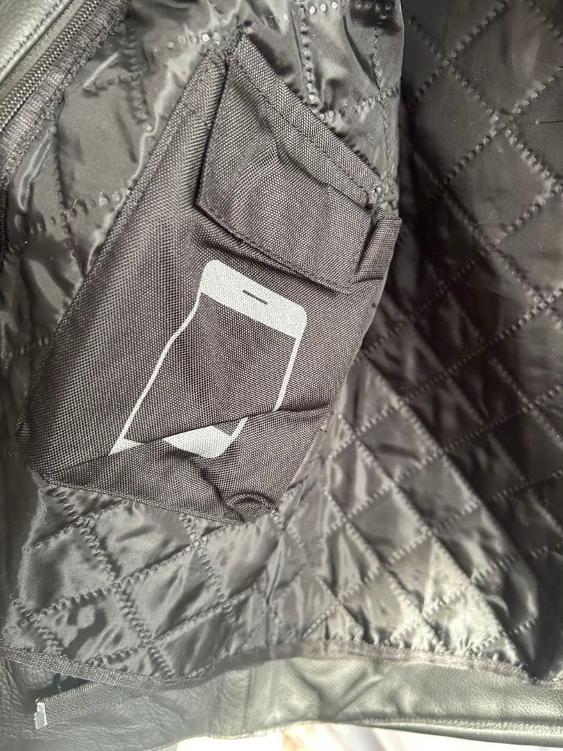 BERIK 2.0 バイク本革　レザージャケット サイズ52 黒/白