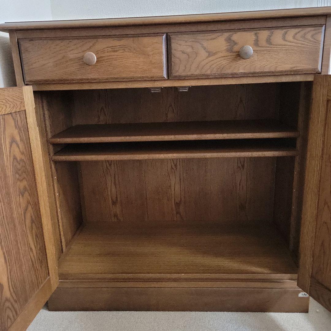 豊田たんす　オーク材　キャビネット　希少　無垢材