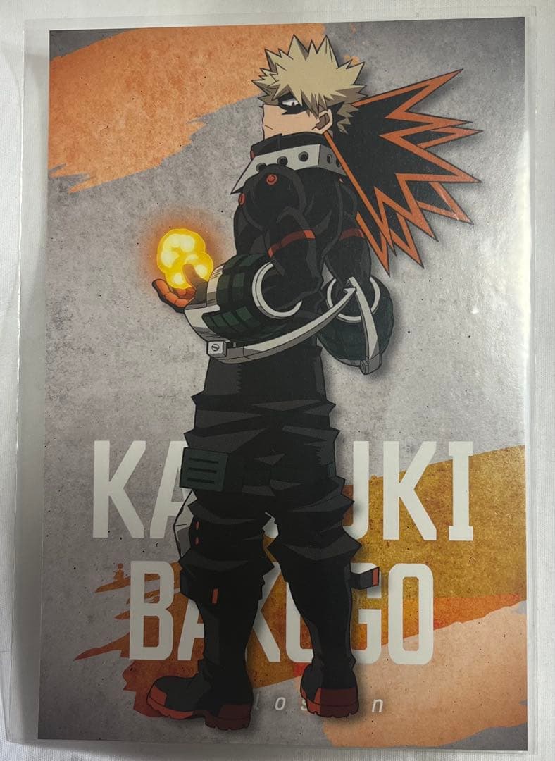 ヒロアカ　爆豪　ポストカード