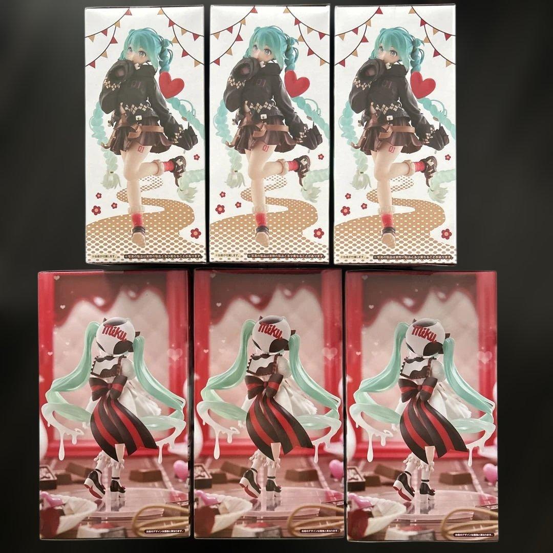 初音ミク　フィギュア　チロルチョコ　outdoor