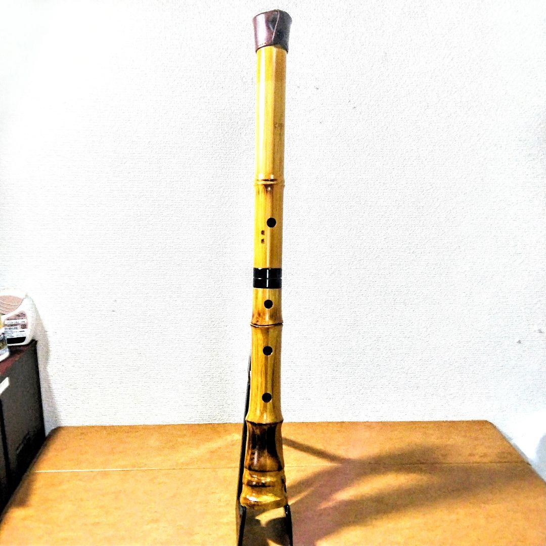 琴古流　胡蝶　尺八　完全調律管　合竹　唄口銀　(株）ワダ楽器