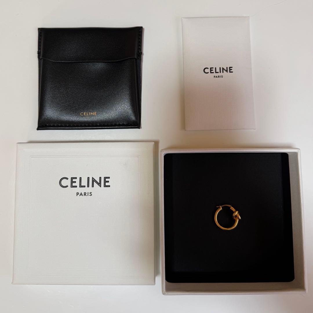 CELINE ノット スモールフープ