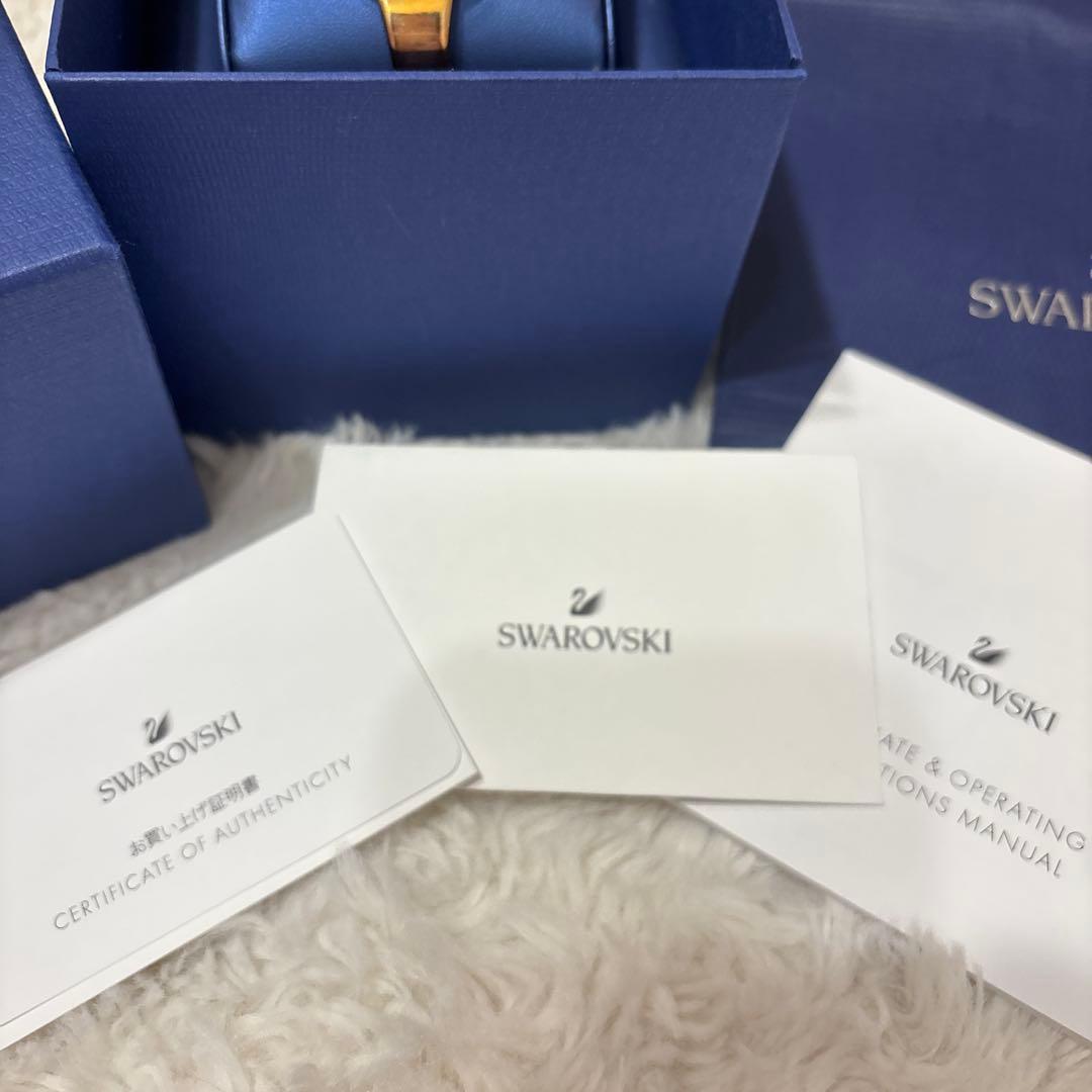 スワロフスキー SWAROVSKI 腕時計 クリスタルライン ピンクゴールド