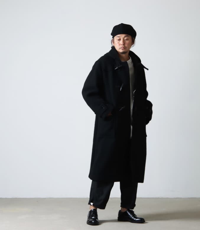 未使用 blurhms ROOTSTOCK ブラームス ウール ダッフルコート