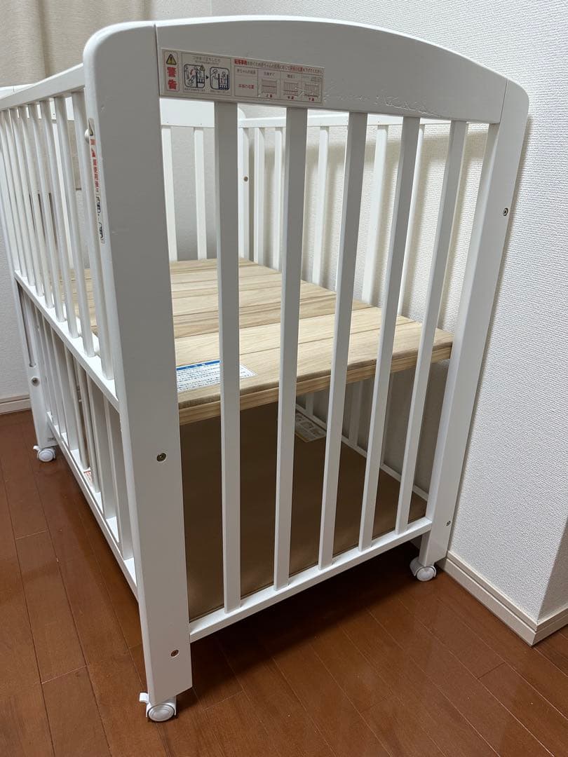 KATOJI カトージ　ミニベビーベッド　ホワイト