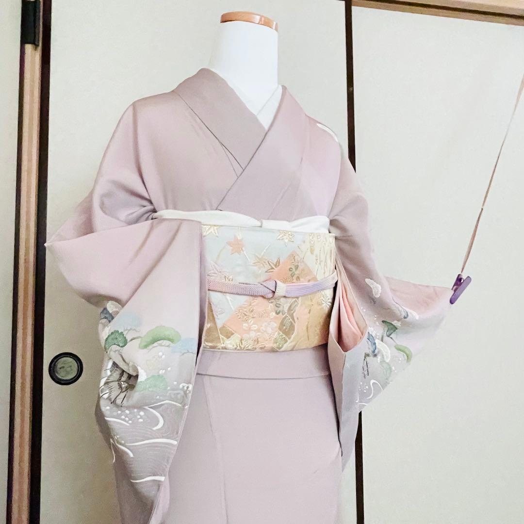 ピンク 4点 フルセット 訪問着 入学式 卒業式 入園式 卒園式 春 秋 冬