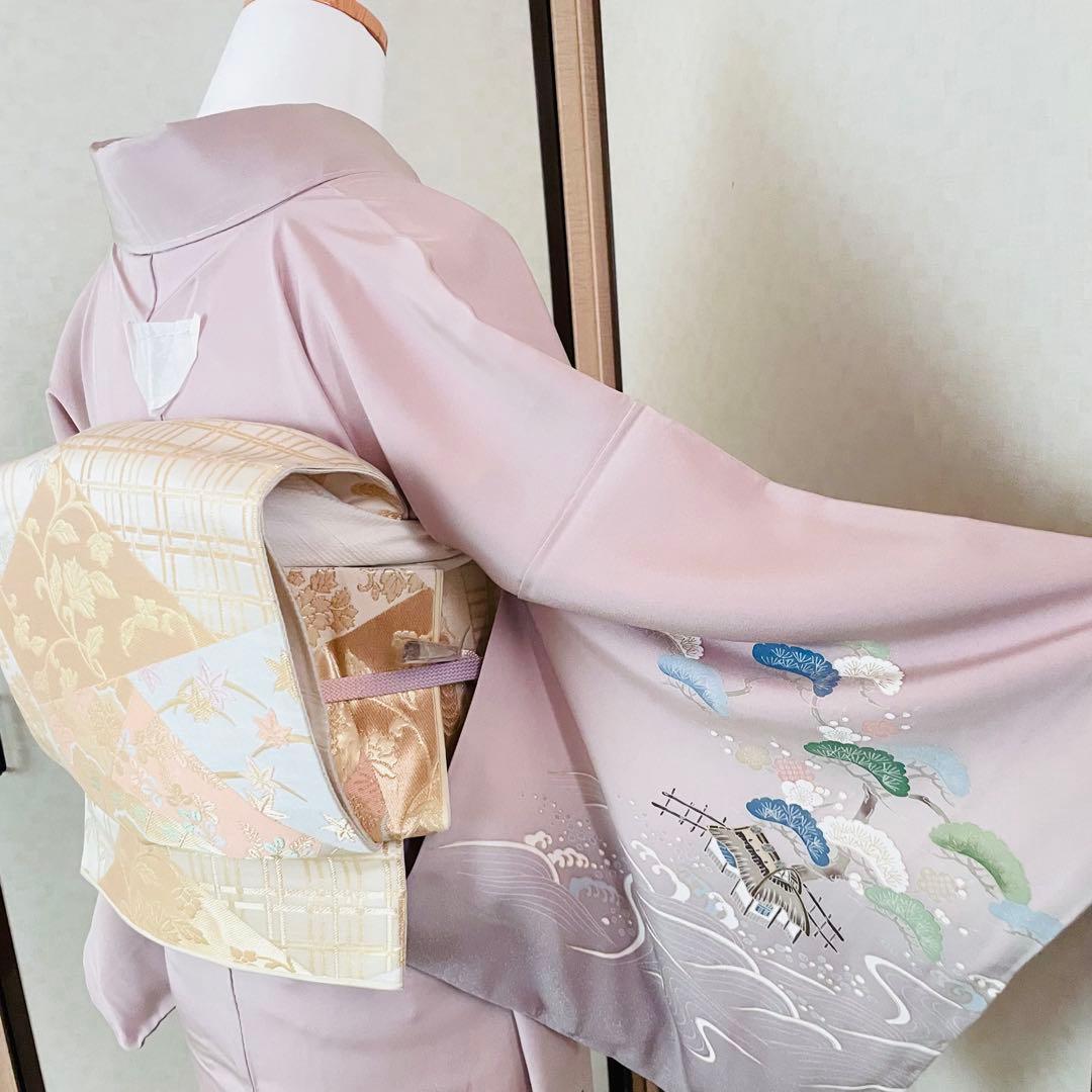 ピンク 4点 フルセット 訪問着 入学式 卒業式 入園式 卒園式 春 秋 冬