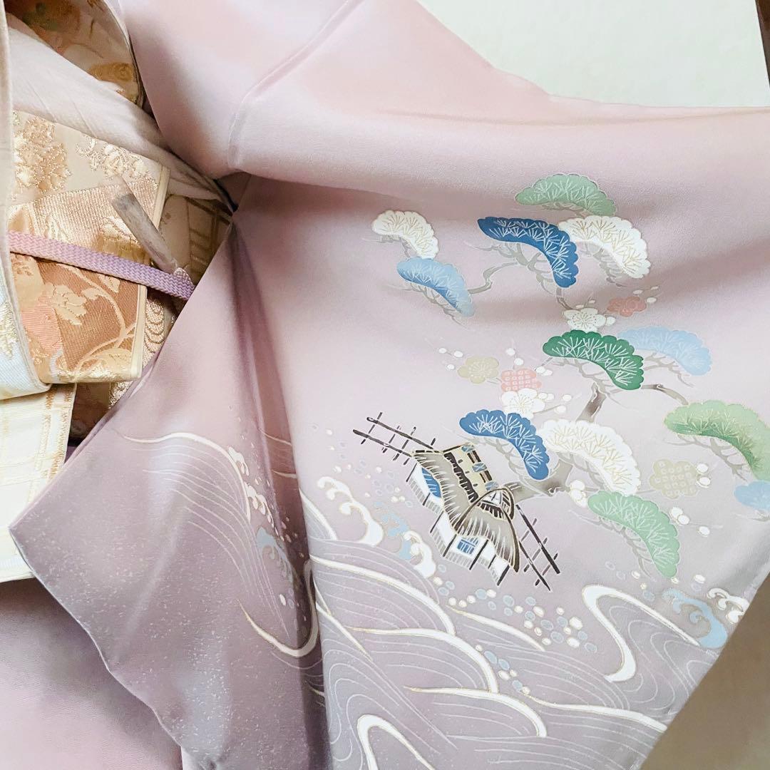 ピンク 4点 フルセット 訪問着 入学式 卒業式 入園式 卒園式 春 秋 冬