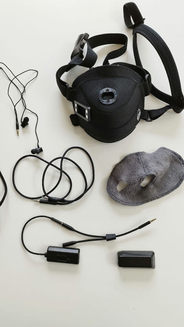 防音マスク OMBRA v2 S/M サイズ 左耳マイク