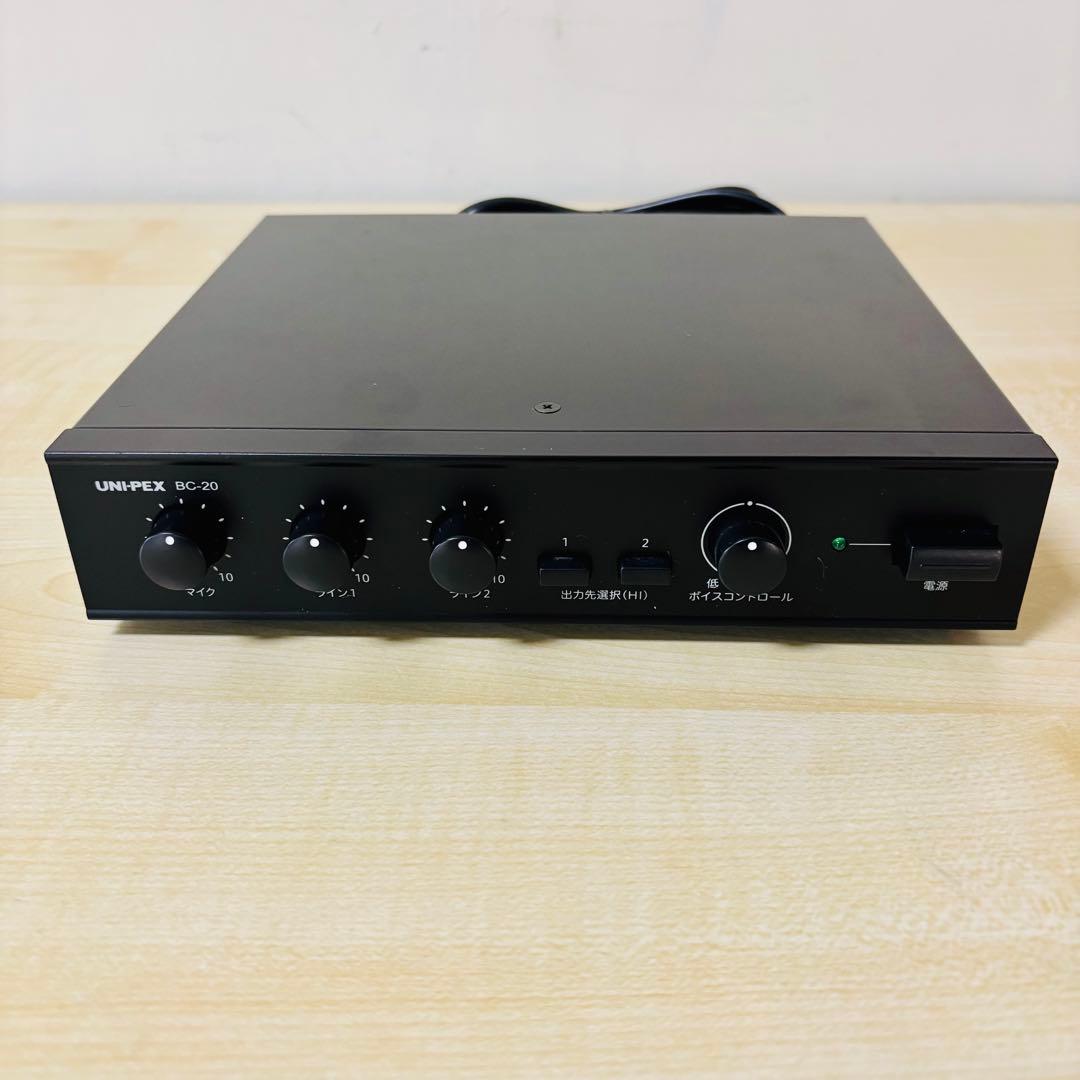 UNI-PEX 卓上型コンパクトアンプ BC-20 送料込み