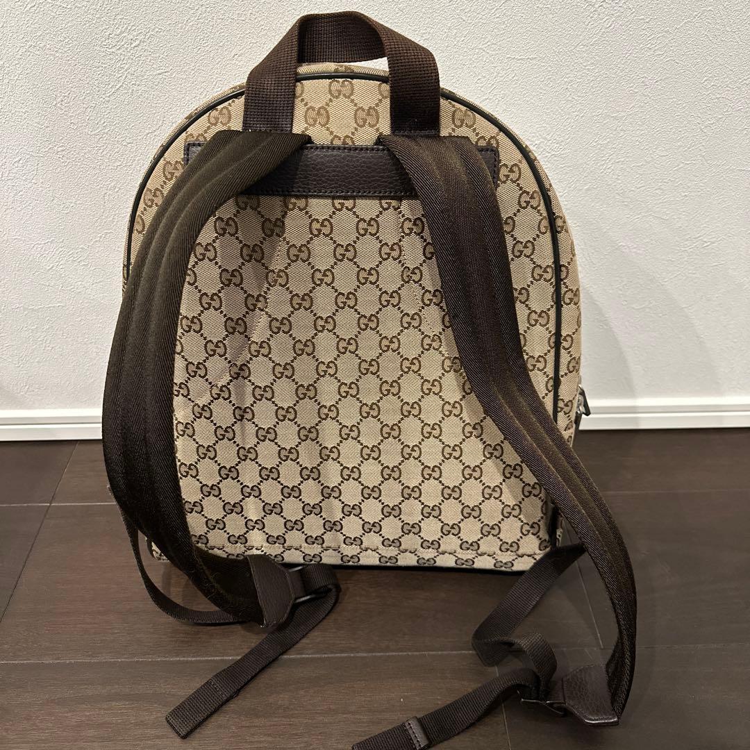 GUCCI GGキャンバス バックパック/リュックサック
