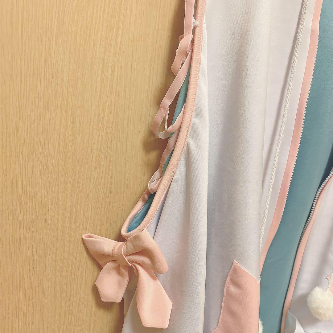 ホロライブ 博衣こより コスプレ 水着 パーカー ウィッグ 耳 靴 フルセット