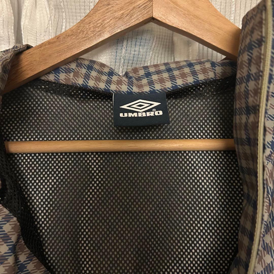 フリークスストア UMBRO チェック柄 ナイロンジャケット