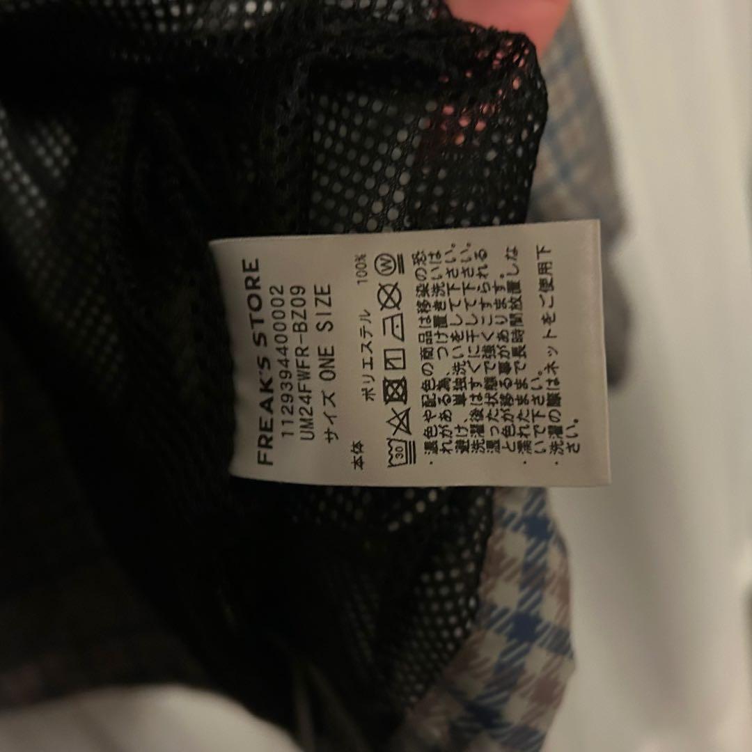 フリークスストア UMBRO チェック柄 ナイロンジャケット