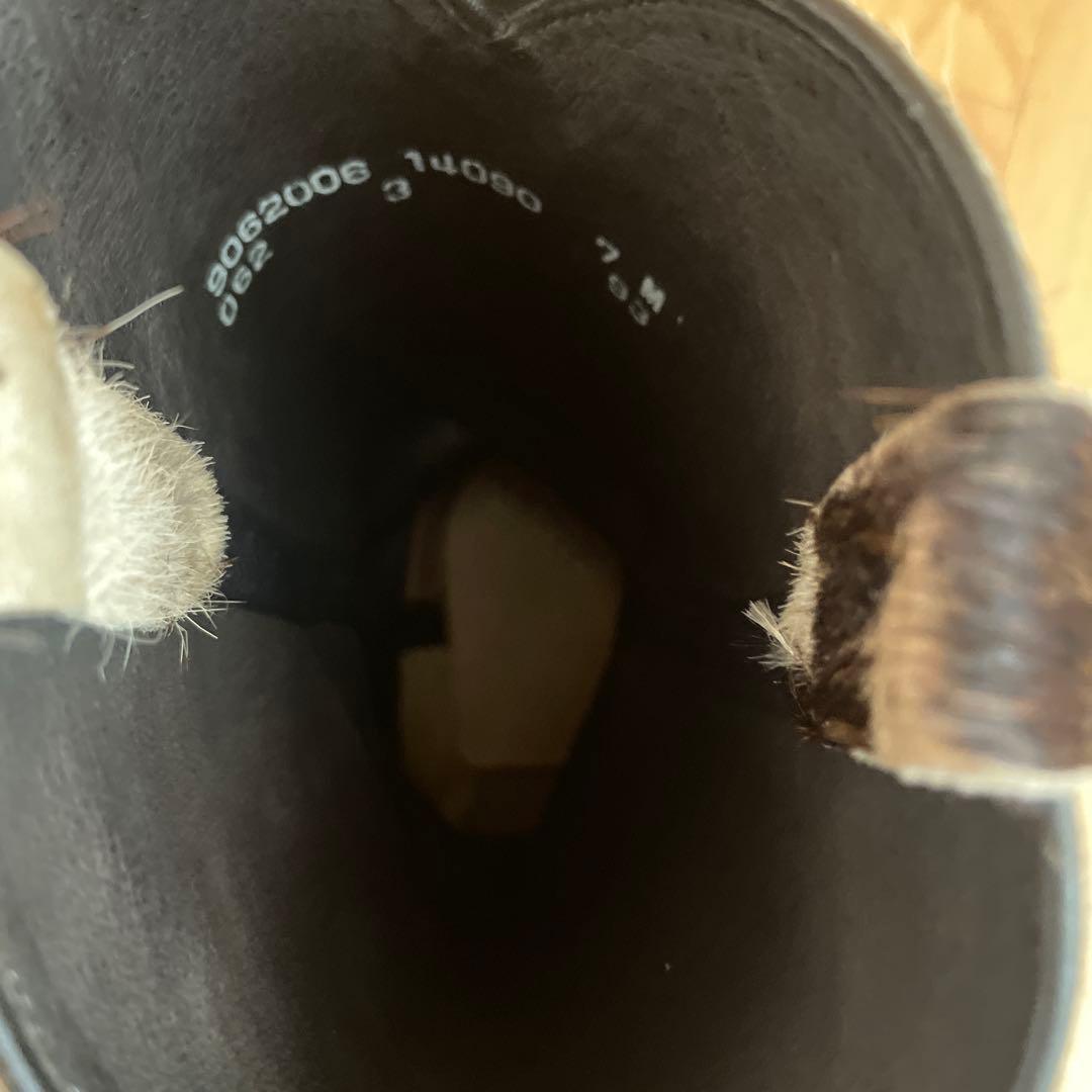 ウエスタンブーツ 牛革 ブラウンホワイト