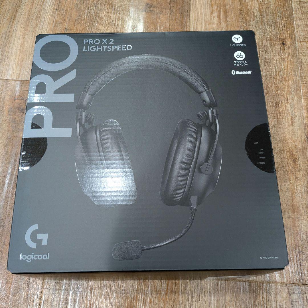 美品 Logicool G PRO X 2 G-PHS-005WLワイヤレス