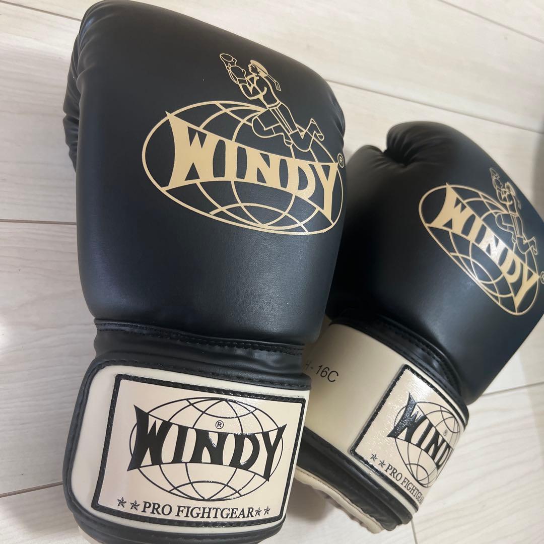 【ドドリアさん 】WINDY ボクシンググローブ ブラック