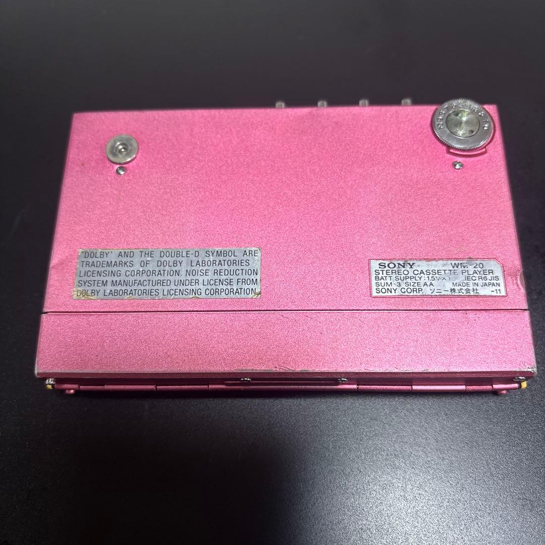 ジャンク品 SONY カセットウォークマン WM-20