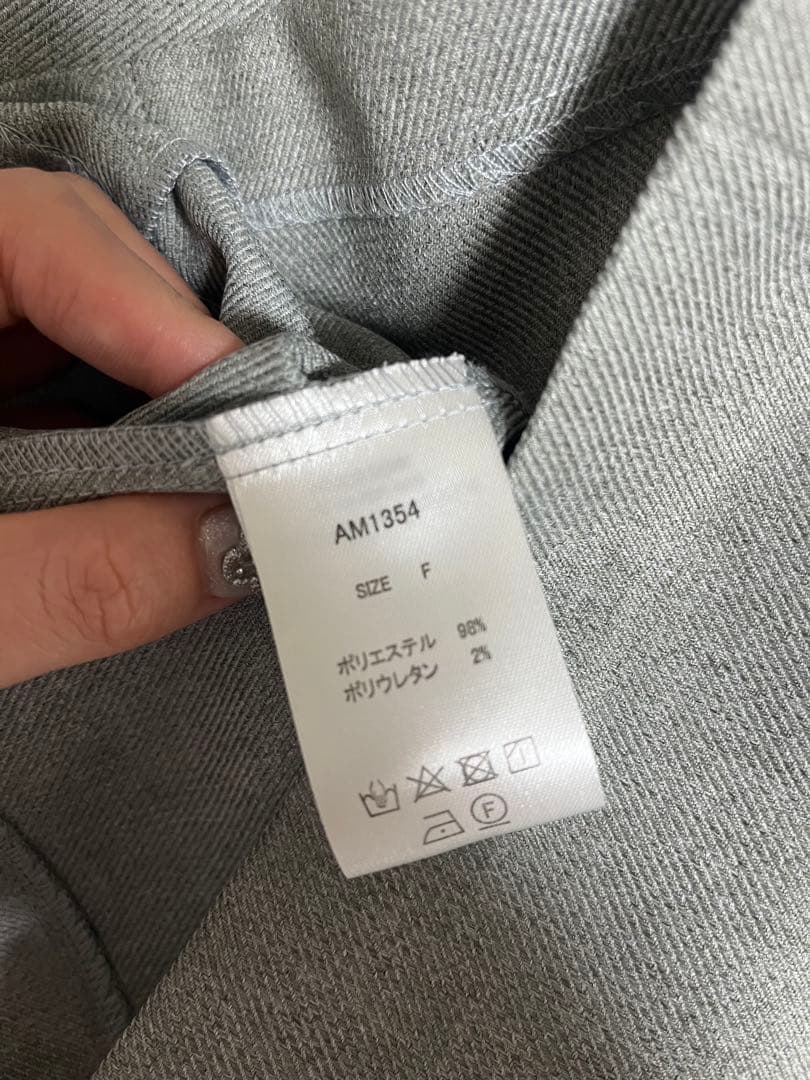 ワンピース andmary Betty layered dress gray