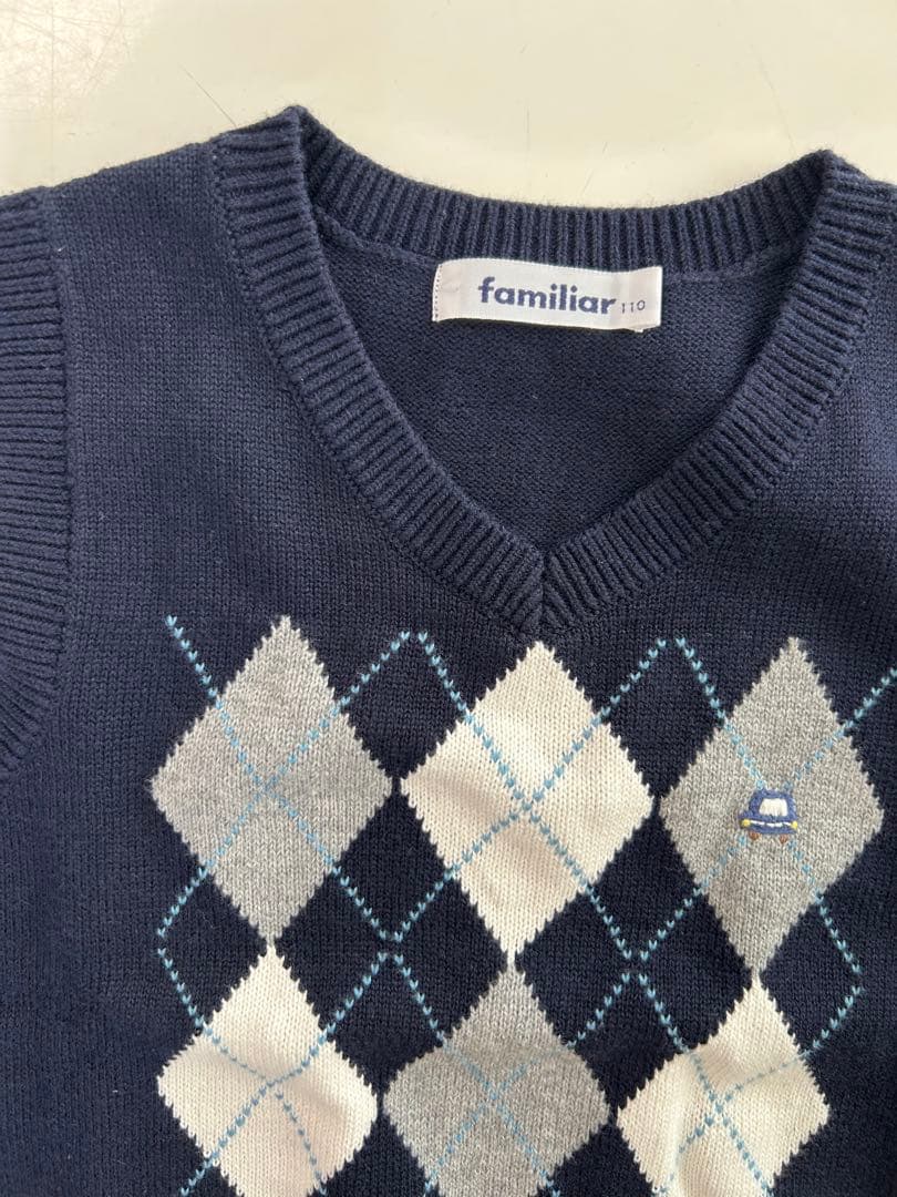 【セット売り】ファミリア ベスト 長袖シャツ バミューダパンツ　おまけあり