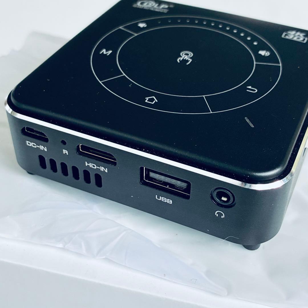 【非売品】CYIN超小型プロジェクター ホームシアター美品 黒Bluetooth