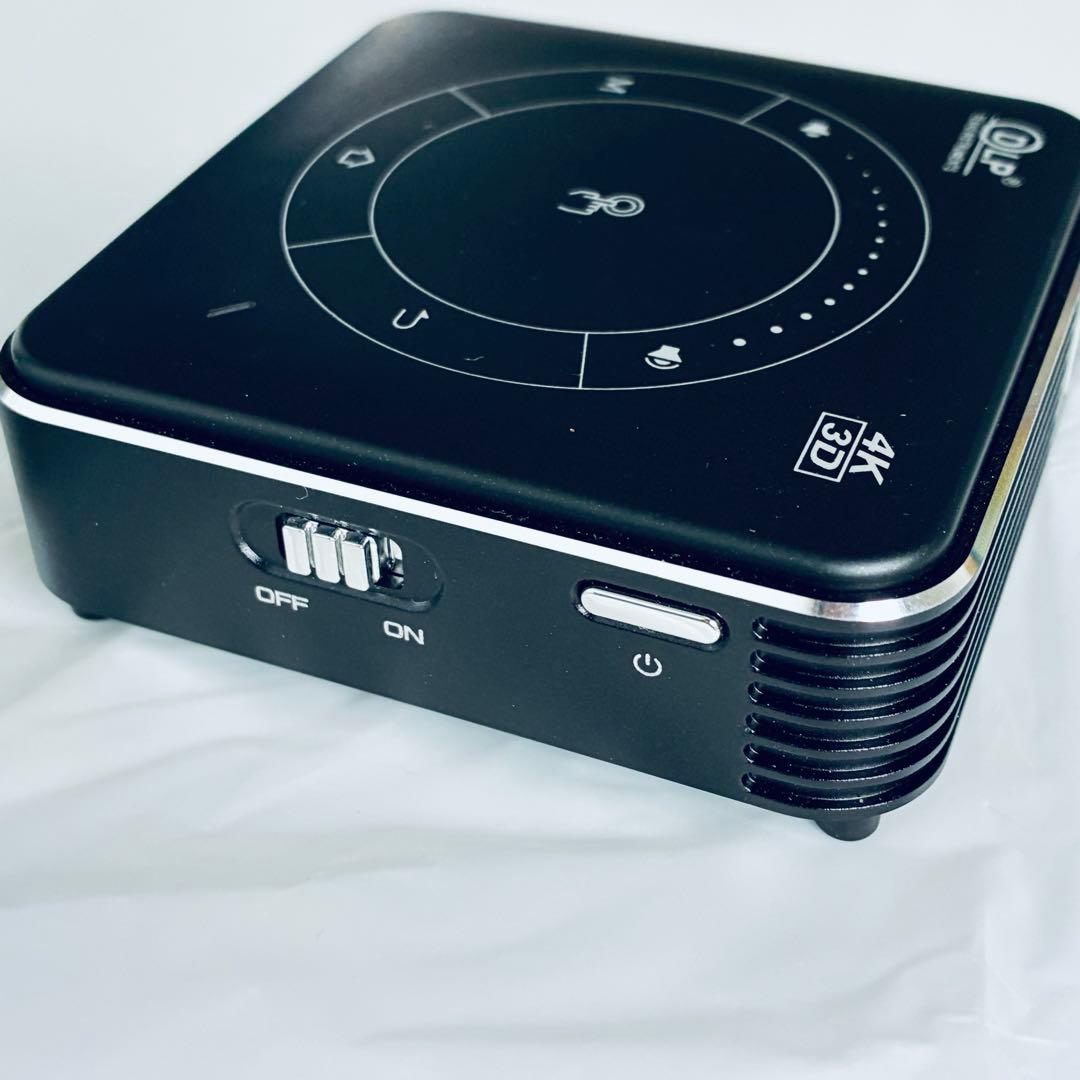 【非売品】CYIN超小型プロジェクター ホームシアター美品 黒Bluetooth