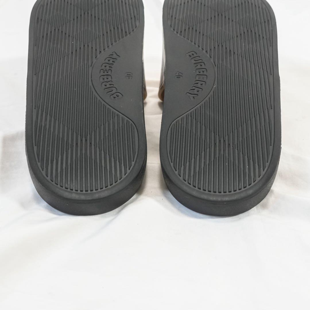 ☆極美品☆ 現行 バーバリー スライド サンダル ノバチェック 40サイズ