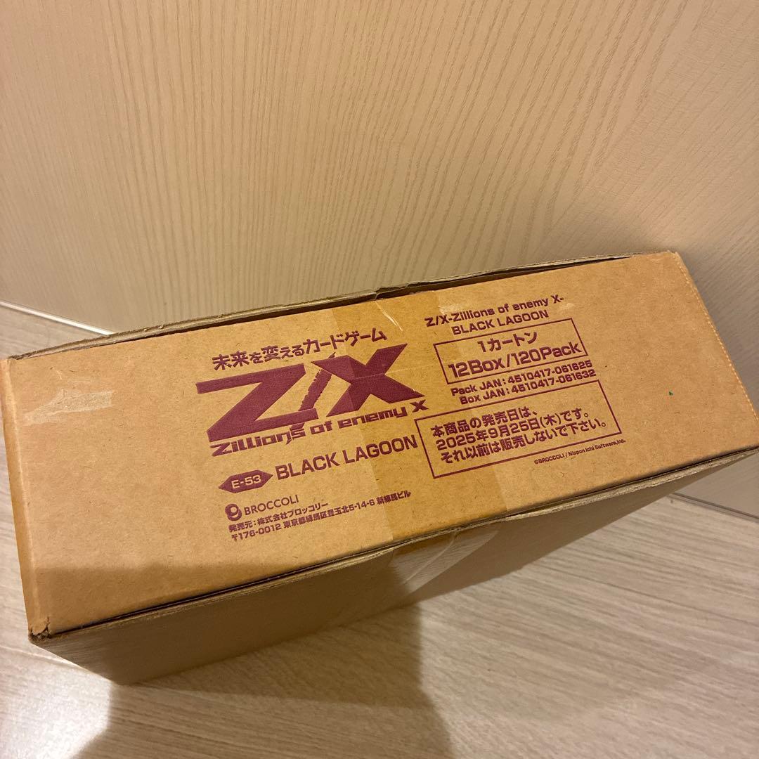 Z/X ゼクス　BLACK LAGOON 12Box 1カートン