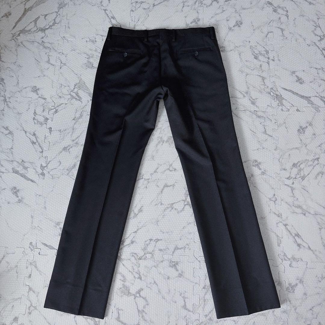 【美品】 最高級 ドルチェ＆ガッバーナ SICILIA ストライプ スーツ 黒