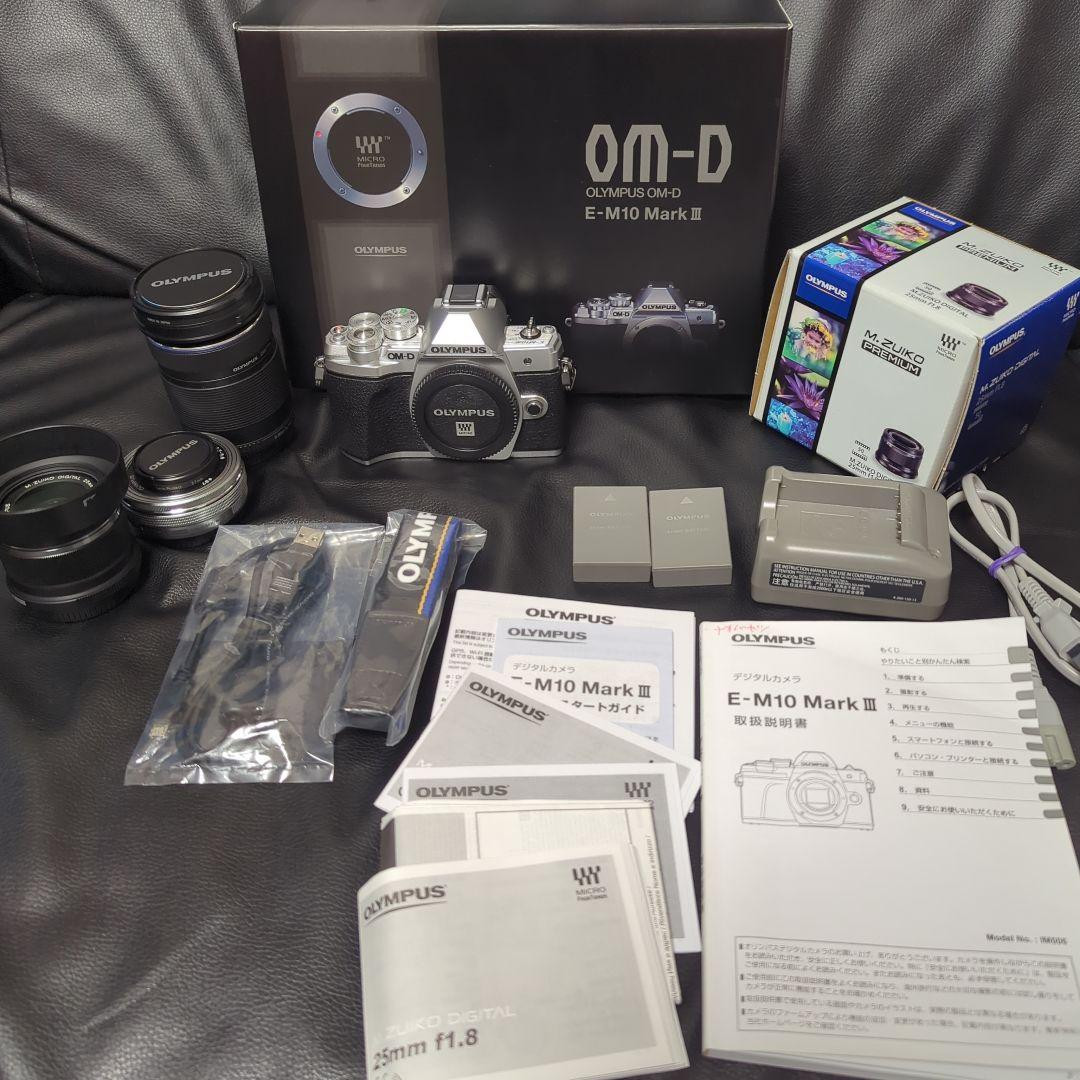 デジタルカメラ OM-D E-M10 Mark III OLYMPUS 25mm f1.8