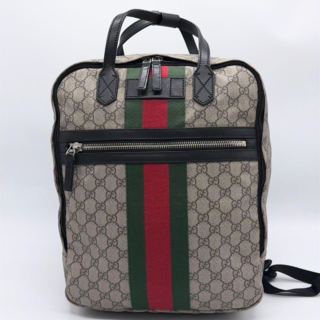 GUCCI グッチ GGスプリーム シェリー バックパック リュックサック