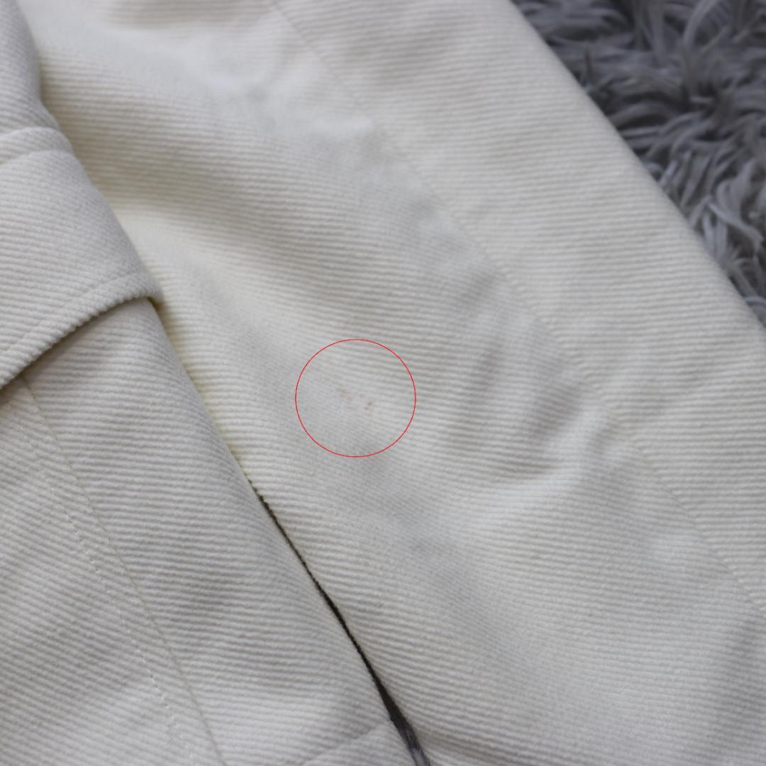 ✨BURBERRYバーバリー✨コーデュロイ　ジャケット　ノバチェック　白　４２