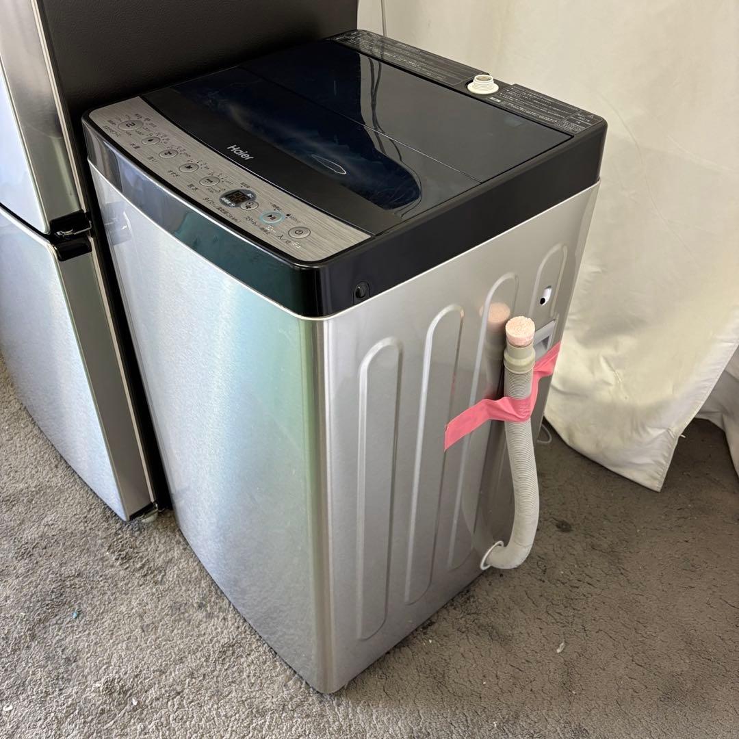 74❤️　冷蔵庫　洗濯機　Haier　一人暮らし　単身セット　安い　綺麗　設置無料