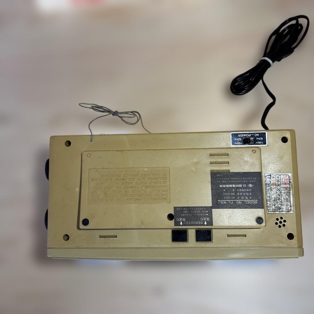 ルミタイム　デジタルクロックラジオ　時計　レトロ　田村電機製作所