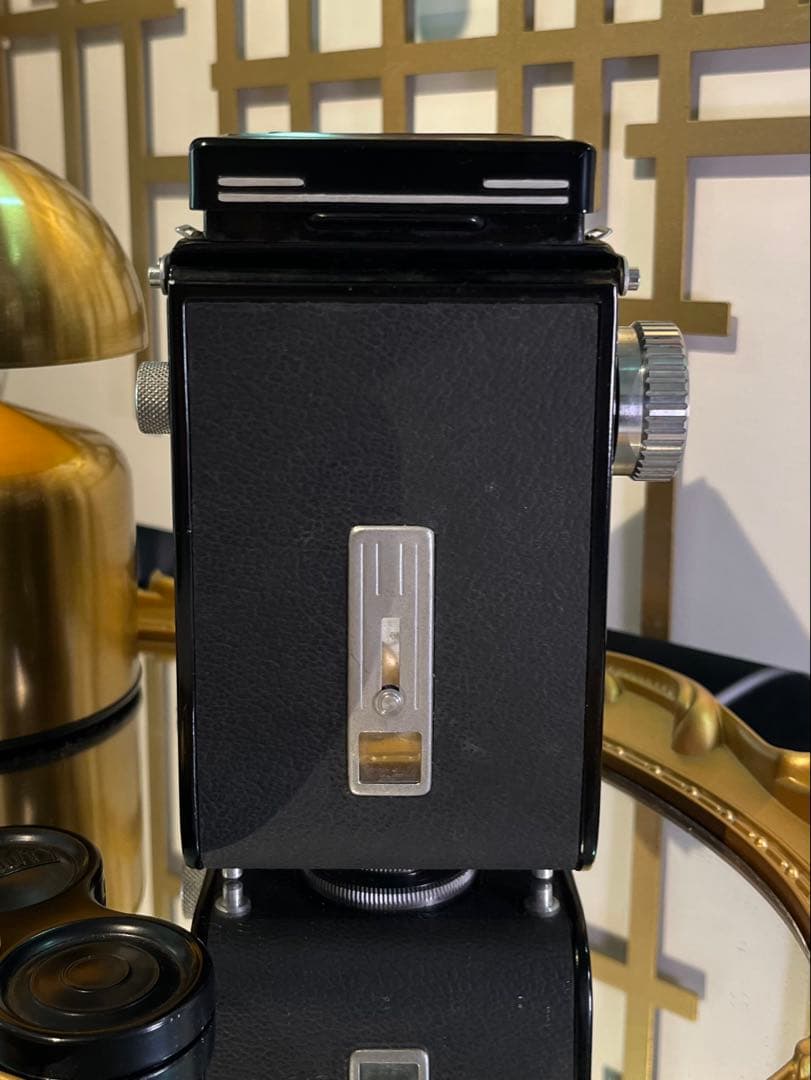 美品☆BEAUTYFLEX 二眼レフ★革ケース外箱付 レトロ装飾美