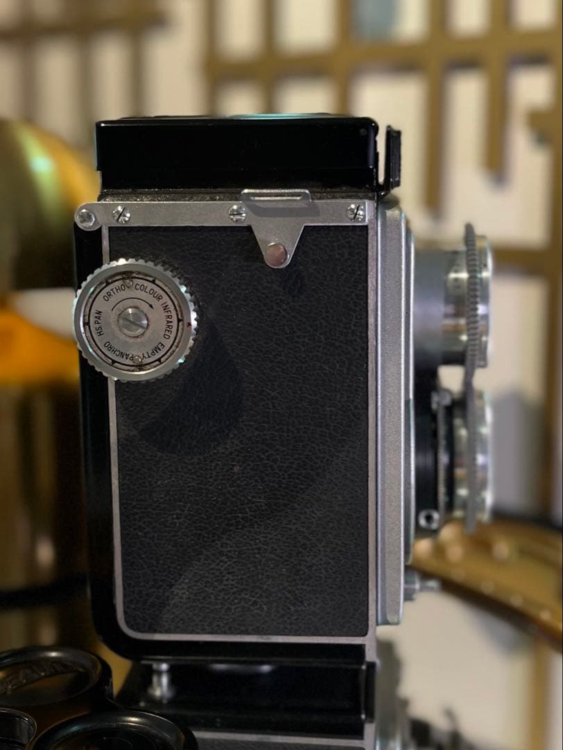 美品☆BEAUTYFLEX 二眼レフ★革ケース外箱付 レトロ装飾美