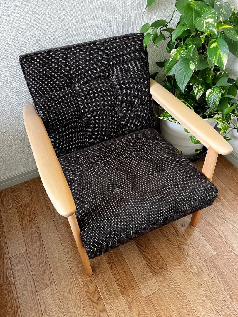 カリモク、カリモク60、Kチェア、一人掛け、美品