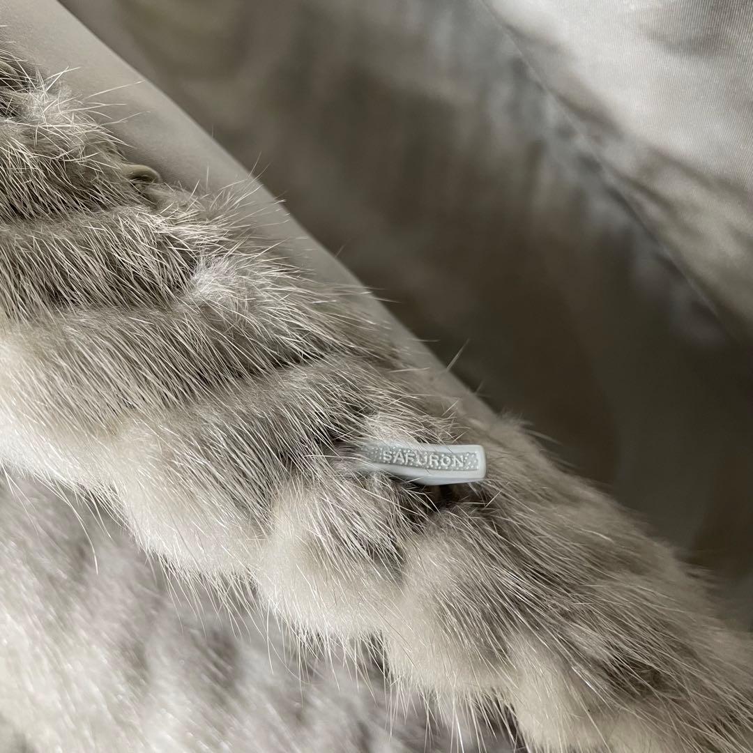 サガミンク リアルファーコート ジャケット サファイアミンク 銀タグ