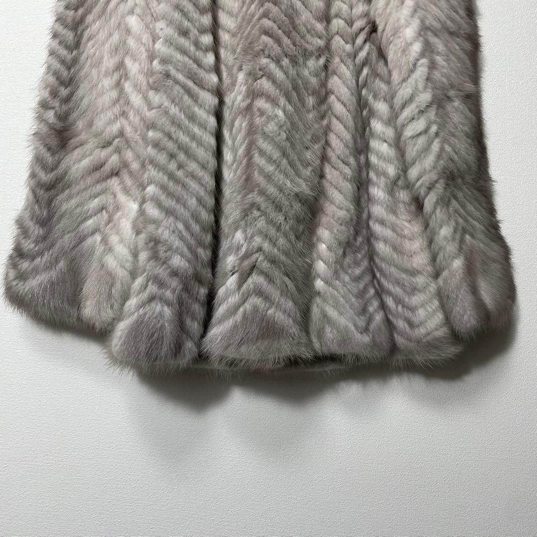 サガミンク リアルファーコート ジャケット サファイアミンク 銀タグ